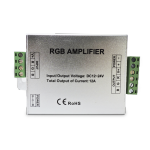 Amplificador RGB 4 amperes por canal - 12 amperes total