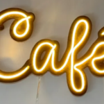 Cartel Neón LED Café