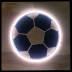 Cartel Pelota de futbol Neón Led