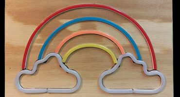 Cartel Neón Arco Iris