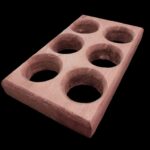 Huevera madera 6 huevos