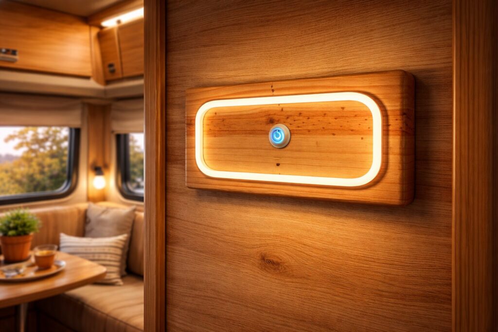 Spot iluminación LED madera 12 volt - Motorhome - Casa rodante - Iluminación led