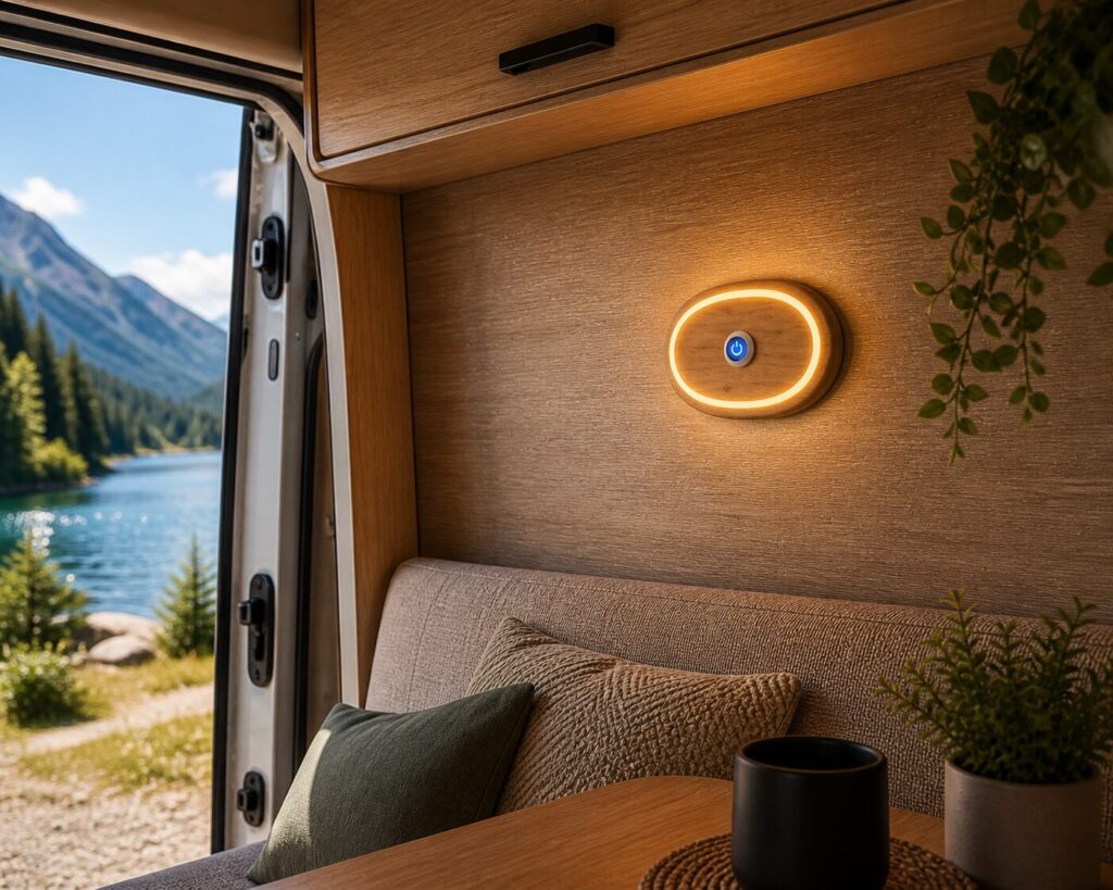 Spot led madera oval 12 volt - Casas rodantes, motorhomes, embarcaciones