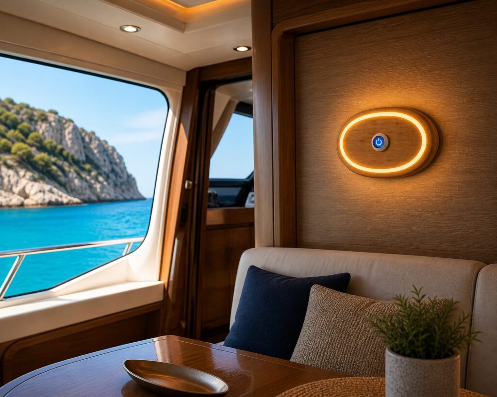 Spot led madera oval 12 volt - Casas rodantes, motorhomes, embarcaciones